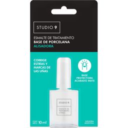 Tratamiento para uñas Studio 9 Base de porcelana alisadora x 10 Ml