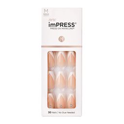 Uñas Postizas Press on Impress Medium Coffin Tye Dye