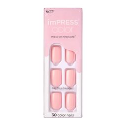 Uñas Postizas Press on Impress Color Petal Pink