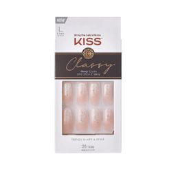 Uñas Postizas Glue on Kiss Classy Nails Glue Scrunchie