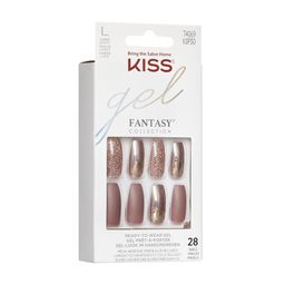 Uñas Postizas Glue On Kiss Glam Fantasy Nails Ultimate ilusión F50