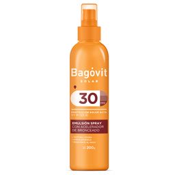 Acelerador de Bronceado en Spray Bagóvit Solar FPS 30 x 200 ml