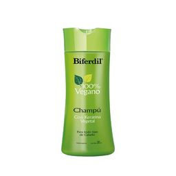 Shampoo Biferdil 100 % Vegano con Keratina Vegetal x 200 ml