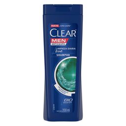 Shampoo 2 en 1 Anticaspa Clear Limpieza Diaria x 200 ml