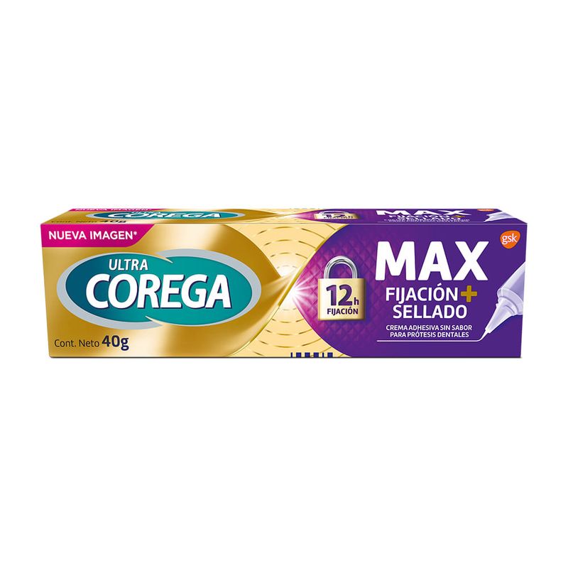 Corega  Ultra Corega Crema sin sabor - Adhesivos Corega