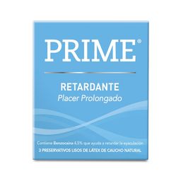 Preservativo de Látex Prime Retardante Climax Control x 3 un