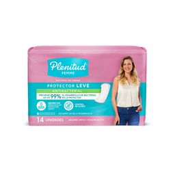 Protectores para Incontinencia Plenitud Femme leve x 14 Un
