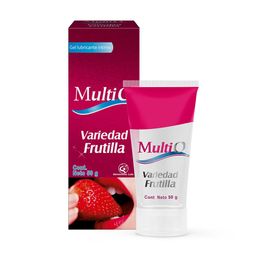 Gel Lubricante Multi O Saborizado Frutilla x 50 g