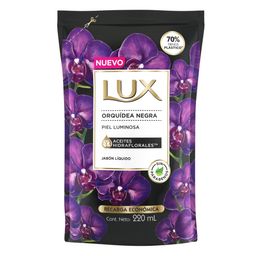 Jabón Liquido para Manos Lux Orquídea Negra Refill X 220 ml