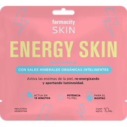 Máscara Facial Farmacity Skin Energy Skin x 10 ml
