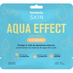 Máscara Facial Farmacity Skin Agua Effect x 10 ml