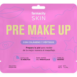 Máscara Facial Farmacity Skin Pre make Up x 10 ml