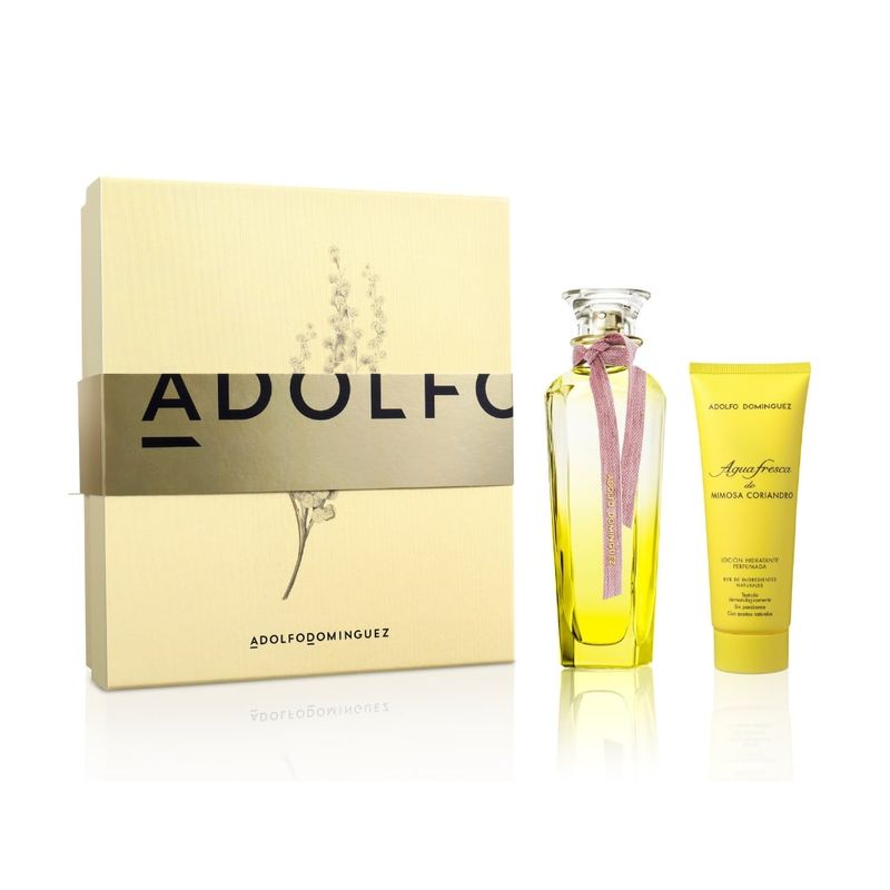 estuche-adolfo-dominguez-agua-fresca-mimosa-coriandro-1-eau-de-toilette-x-120-ml-1-locion-corporal-x-75-ml