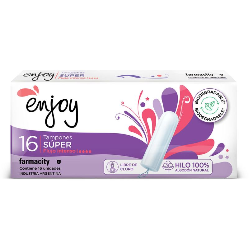 tampones-enjoy-super-flujo-intenso-biodegradables-x-16-un
