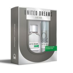 Kit Benetton United Dreams Aim High EDT x 100 ml + After Shave x 75 ml