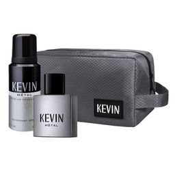 Necessaire Kevin Metal EDT x 60 ml + Deo x 150 ml