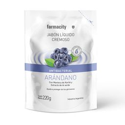 Jabón Líquido Cremoso Antibacterial de Arándanos