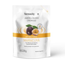 Jabón Líquido Farmacity Antibacterial Cremoso Maracuyá x 220 ml