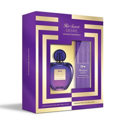 Set Banderas Her Secret Desire EDT x 80 ml + Deo x 150 ml