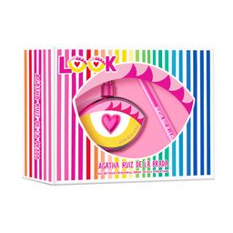 Set Agatha Ruiz de la Prada Look EDT x 80 ml + Eye Stamp + Eye Liner