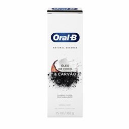 Pasta Dental Oral-B Natural Essence Aceite de Coco & Carbón x 102 g