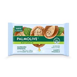 Jabón en Barra Palmolive Naturals Karité Hidratación Intensiva x 3 un x 90 g