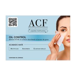 Papeles Matificantes ACF Oil Control x 50 un