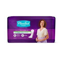 Toallas para Incontinencia Plenitud Femme Nocturna x 8 un