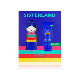 Estuche Benetton EDT Sisterland Blue Neroli x 80 ml + Deo x 150 ml