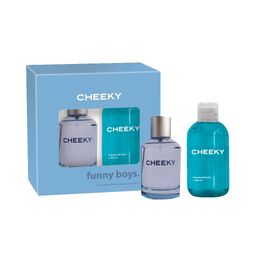 Set Cheeky EDT Mood Azul Funny Boys x 100 ml + Espuma de Baño x 200 ml