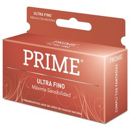 Preservativo de Látex Prime Ultrafino x 12 un