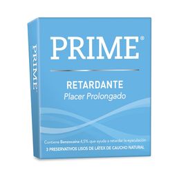 Preservativo de Látex Prime Retardante Climax Control x 3 un