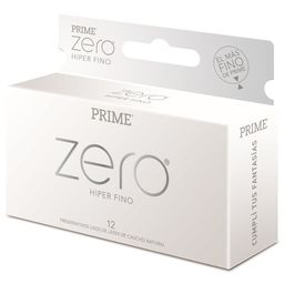 Preservativo Prime Zero Hiper Fino x 12 un