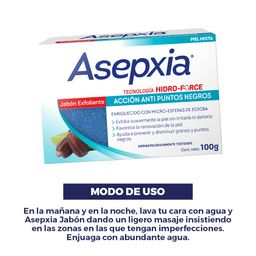 Jabón en Barra Asepxia Exfoliante x 100 g