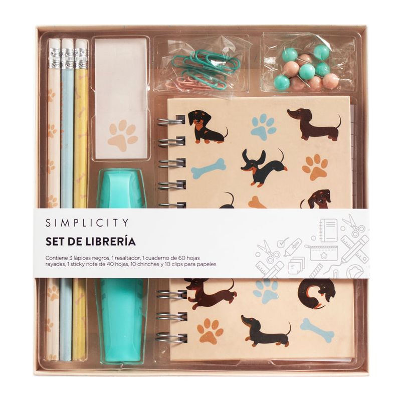 set-libreria-simplicity-completo-animal