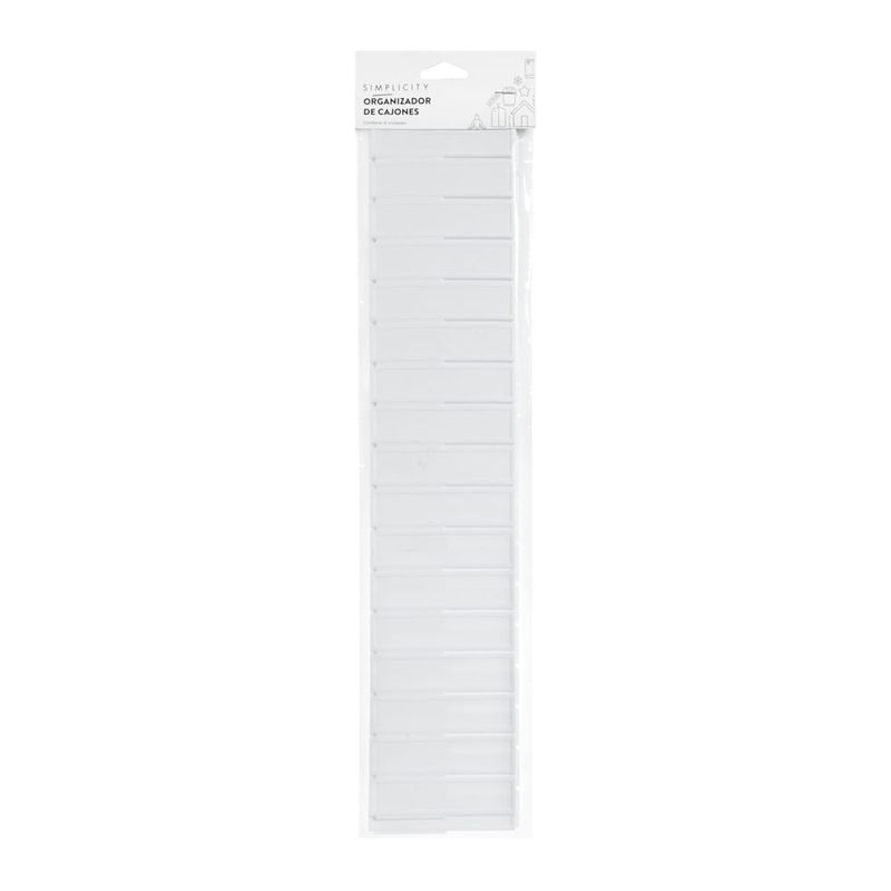 Organizador Plástico Simplicity Mediano Blanco