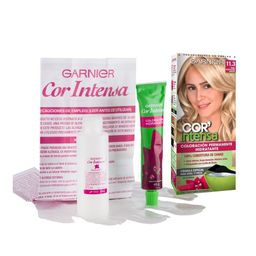 Kit Coloración Permanente Garnier Cor Intensa 11.3 Rubio Ultra Claro Dorado x 45 g