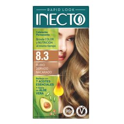 Kit de Tintura Inecto Rapid Look Rubio Dorado Nacarado 8.3