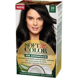 Kit Coloración Soft Color Wella Kit 20 Negro