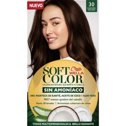 Kit Coloración Soft Color Wella Kit 30 Castaño Oscuro