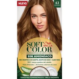 Kit Coloración Soft Color Wella 63 Caramelo