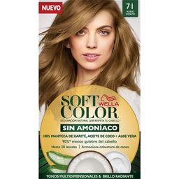 Kit Coloración Soft Color Wella Kit 71 Rubio Ceniza