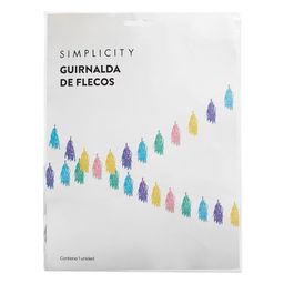 Guirnalda de Flecos Simplicity Holográfico