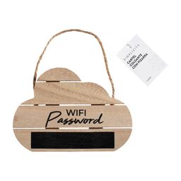 Cartel de Madera Simplicity Colgante para Wifi