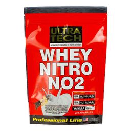 Suplemento Dietario Ultra Tech Whey Nitro No2 sabor Vainilla x 454 g