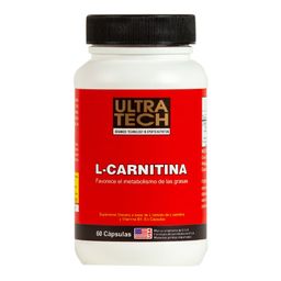 Suplemento Dietario Ultra Tech L-Carnitina x 60 un