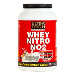 Suplemento Dietario Ultra Tech Whey Nitro NO2 sabor Vainilla en Polvo x 1 k