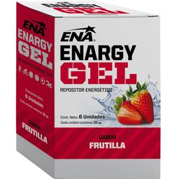 Suplemento Dietario Ena Enargy Gel Sabor a Frutilla x 6 un x 32 g