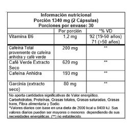 Suplemento Dietario Ultra Tech Lipo Stack Black x 60 cápsulas