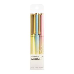 Set Simplicity Lapiceras Degrade